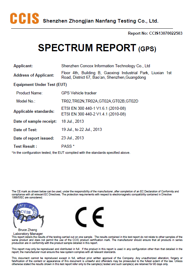 tr02-emc report spectrum